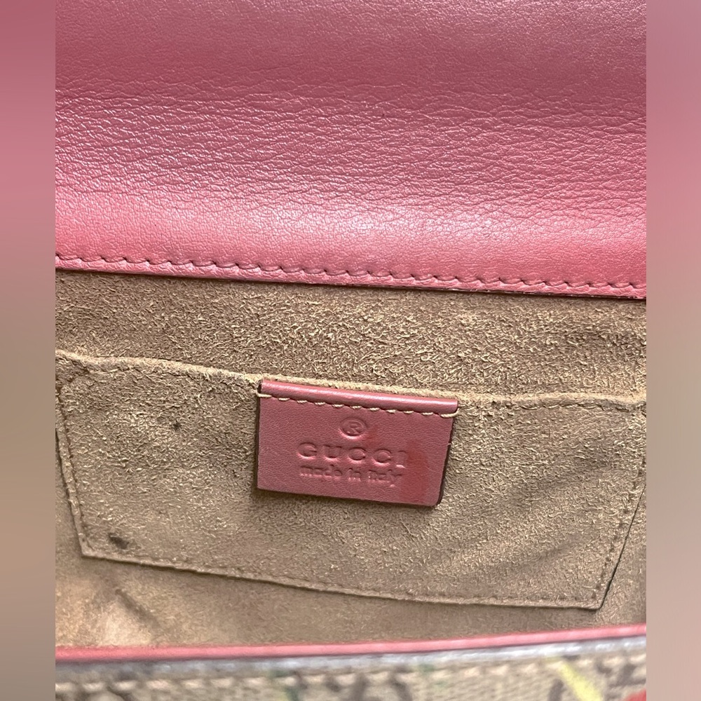SOLD!! Gucci Blooms pink floral shoulder bag - Picture 5 of 7